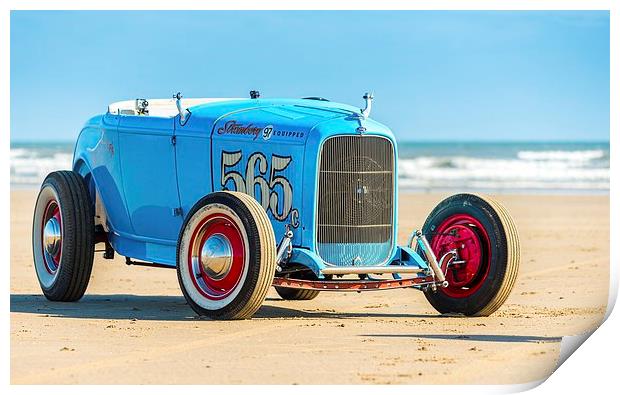  Ford Hot Rod Print by Dean Merry