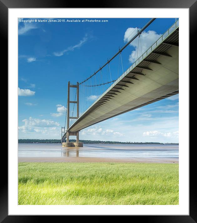  Humber Bridge Summer Framed Mounted Print by K7 Photography
