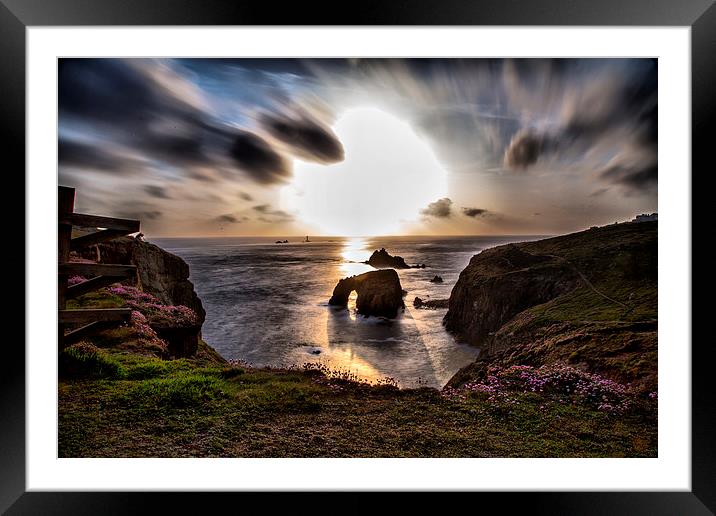  Sunset at Land's End Framed Mounted Print by Brian Pierce