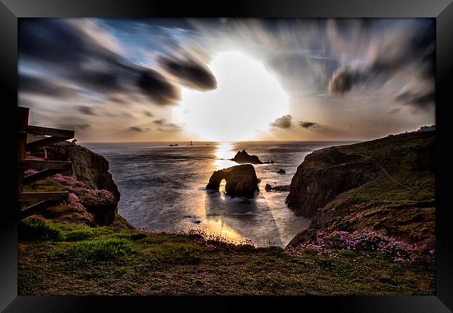  Sunset at Land's End Framed Print by Brian Pierce