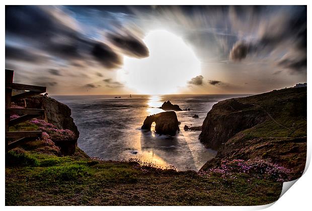  Sunset at Land's End Print by Brian Pierce