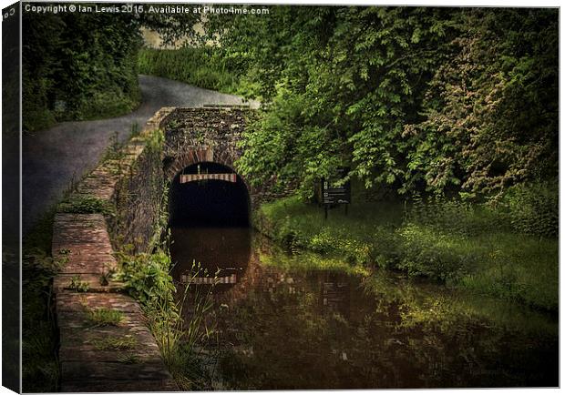  Entrance To The Ashford Tunnel Canvas Print by Ian Lewis
