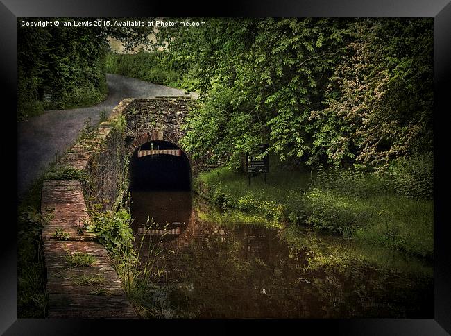  Entrance To The Ashford Tunnel Framed Print by Ian Lewis
