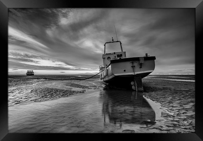  Waiting for the next tide Framed Print by Jed Pearson