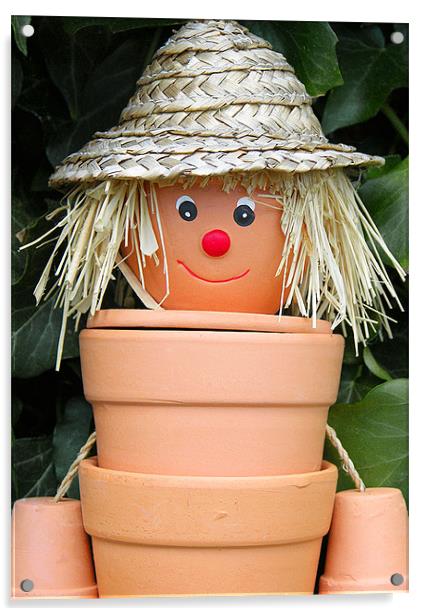 FLOWERPOT MAN Acrylic by Ray Bacon LRPS CPAGB