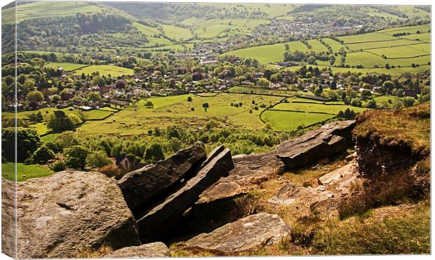  View from Curbar Edge Canvas Print by Geoff Storey