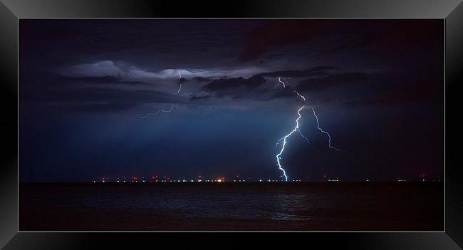  Thunderstorm Over North Wales Framed Print by Ryan Davies
