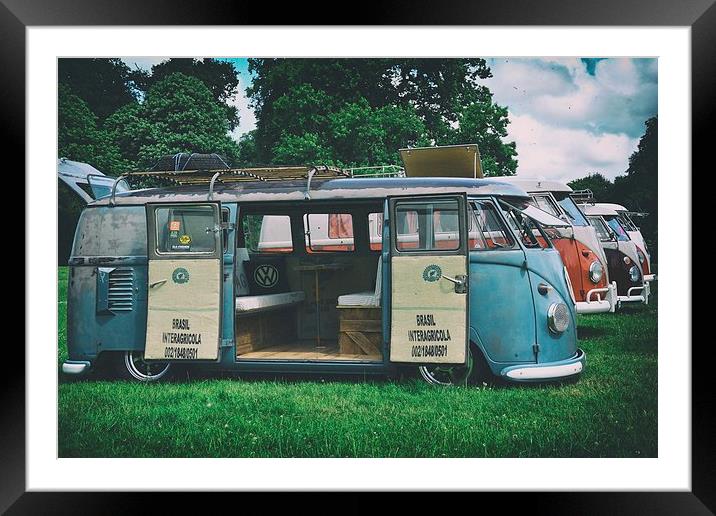 VW Bus Collection Framed Mounted Print by Jason Green