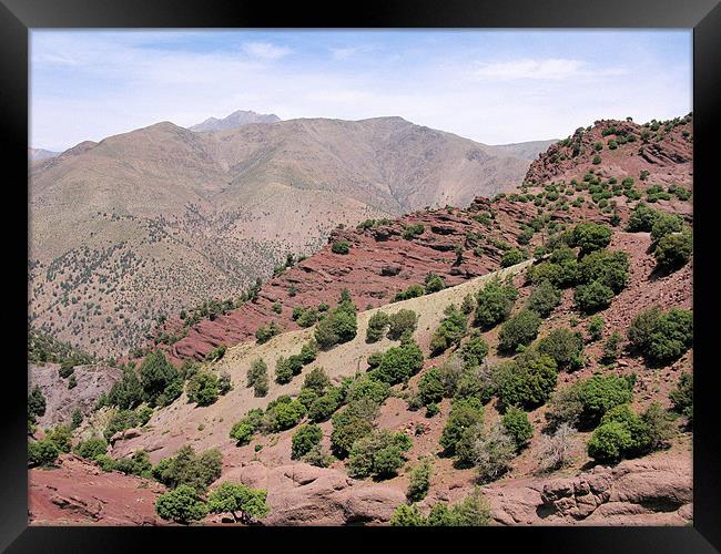 Atlas Mountains 2 Framed Print by Ruth Hallam