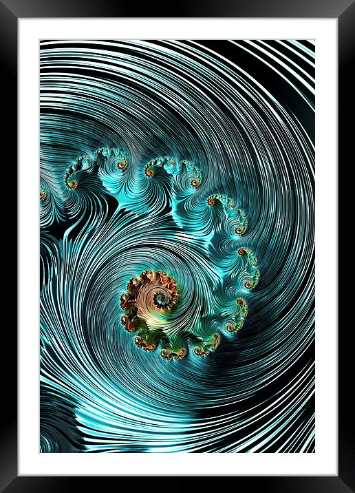 Hurricane Framed Mounted Print by Steve Purnell