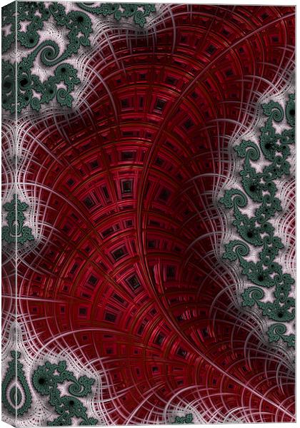 Red Rope Canvas Print by Steve Purnell
