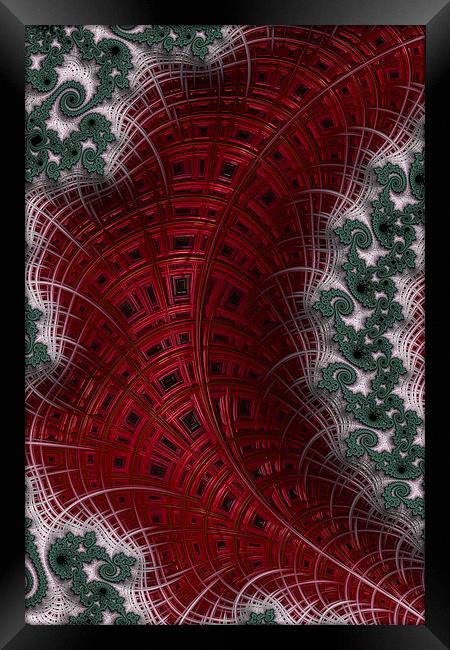 Red Rope Framed Print by Steve Purnell