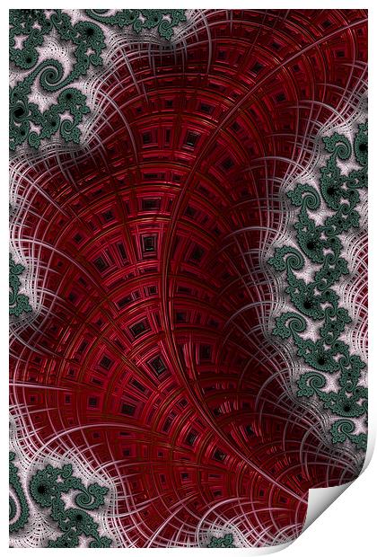 Red Rope Print by Steve Purnell