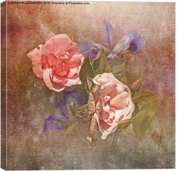Sweet  Bouquet Canvas Print by LIZ Alderdice