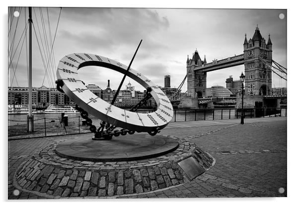  Tower Bridge London Acrylic by Gary Kenyon