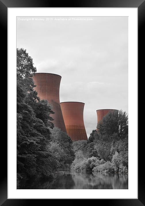 Ironbridge Power Station Framed Mounted Print by rawshutterbug 