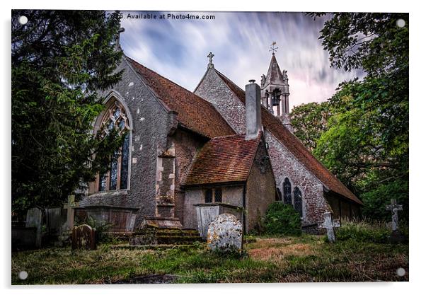  The Secret Beaumont Church Acrylic by matthew  mallett