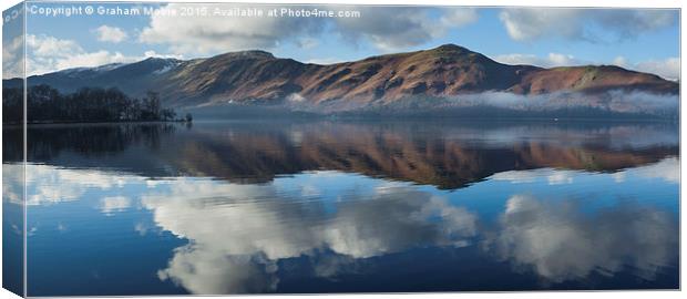 Derwentwater panorama Canvas Print by Graham Moore