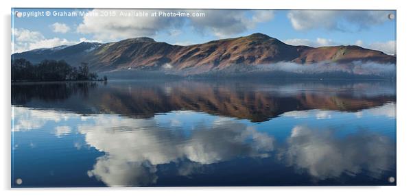Derwentwater panorama Acrylic by Graham Moore
