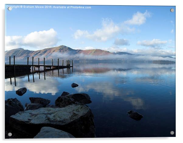 Derwentwater Acrylic by Graham Moore