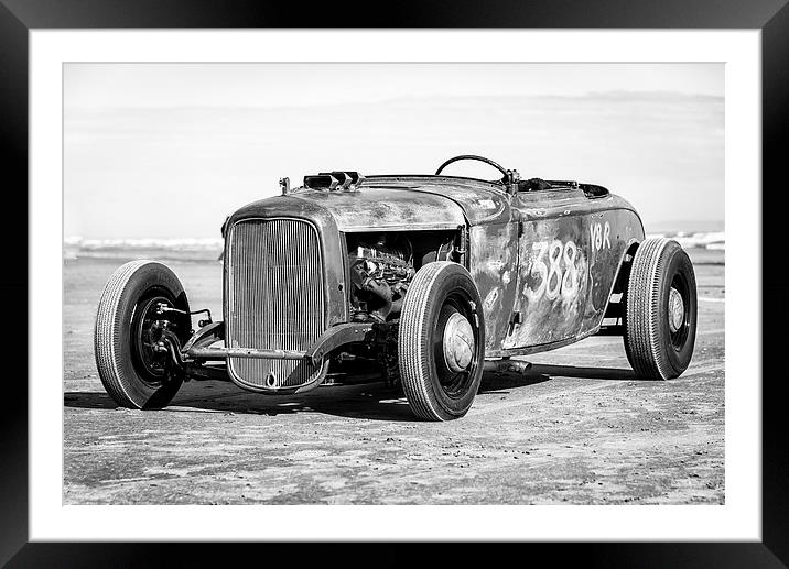  Hot Rod Framed Mounted Print by Dean Merry