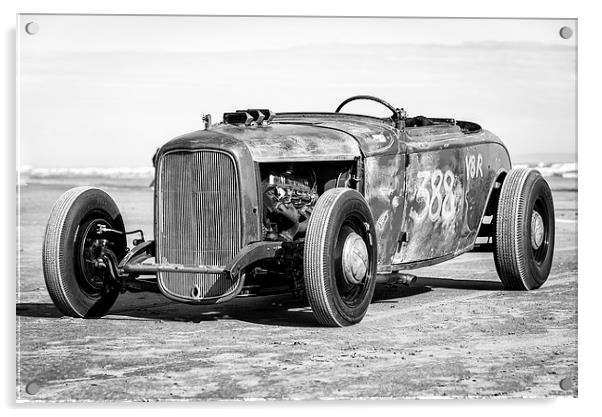  Hot Rod Acrylic by Dean Merry