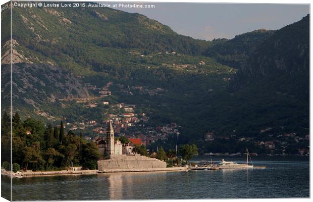  Kotor, Montenegro Canvas Print by Louise Lord