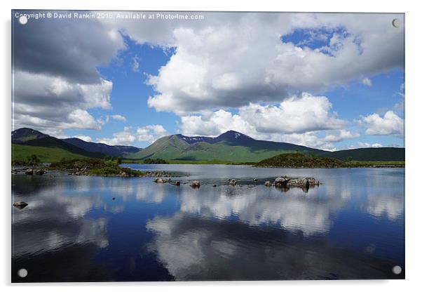 Black Mount, the Highlands , Scotland Acrylic by Photogold Prints