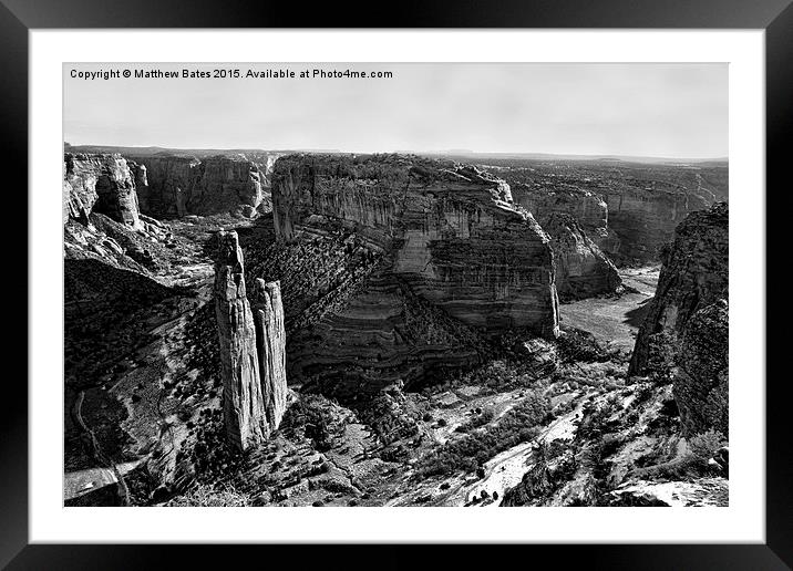 Canyon de Chelly Framed Mounted Print by Matthew Bates