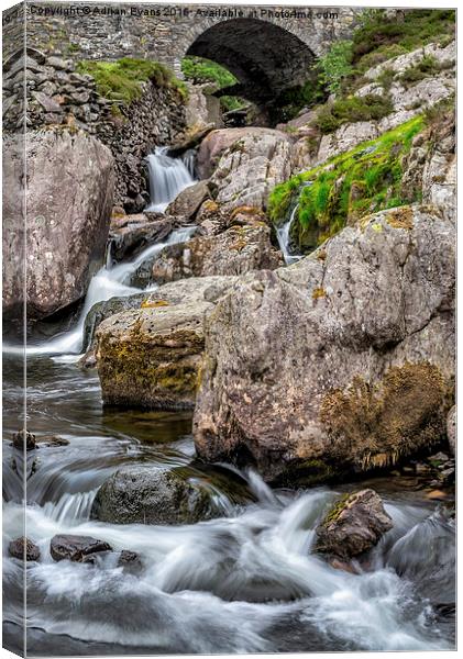 Under the Bridge Canvas Print by Adrian Evans