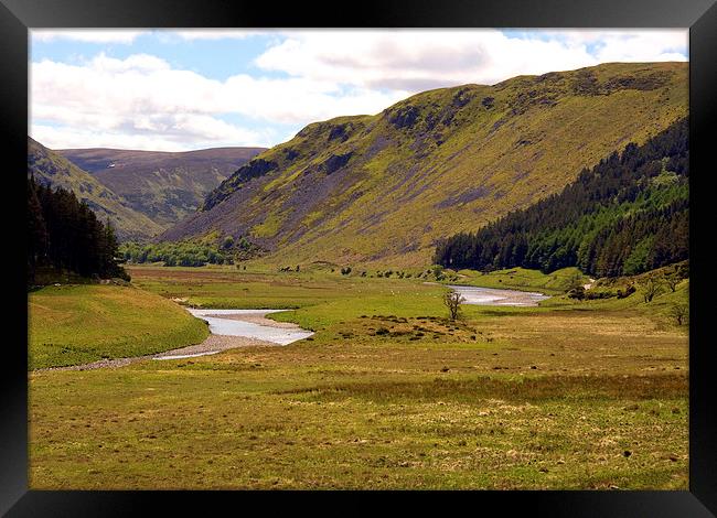  Findhorn valley Framed Print by Paul Collis