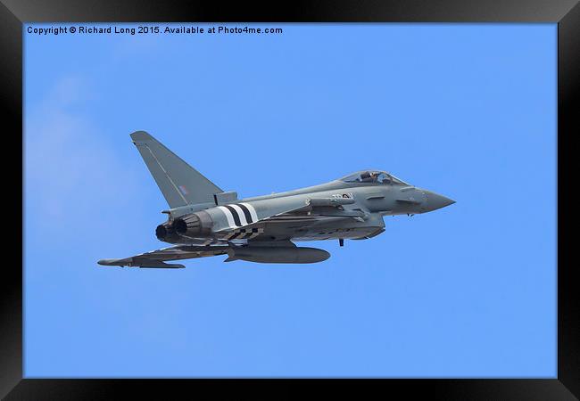  Eurofighter Typhoon Framed Print by Richard Long