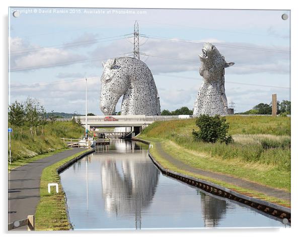 The Kelpies sculptures  Acrylic by Photogold Prints