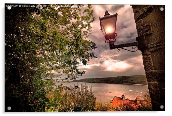 Runswick Bay, North Yorkshire Acrylic by Cass Castagnoli
