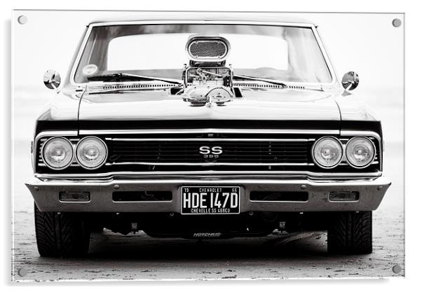 Chevrolet SS 396 1966 Acrylic by Dean Merry