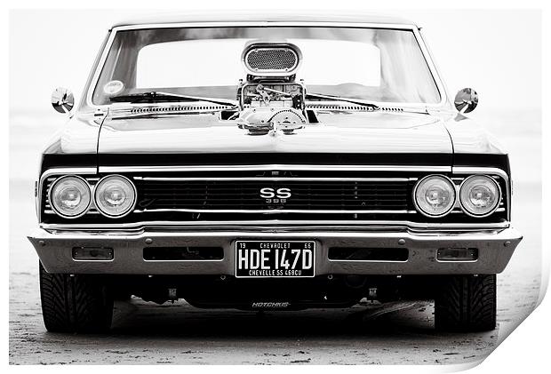 Chevrolet SS 396 1966 Print by Dean Merry