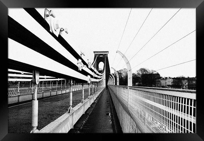  Clifton Suspension Bridge, Bristol UK Framed Print by Caroline Hillier
