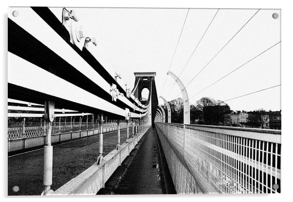  Clifton Suspension Bridge, Bristol UK Acrylic by Caroline Hillier