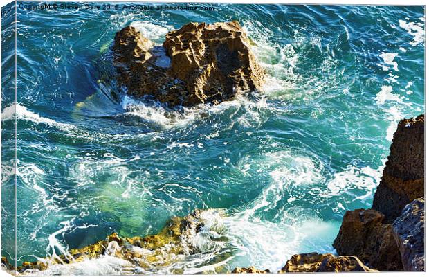 Coastal Drama in Cascais Portugal Canvas Print by Steven Dale