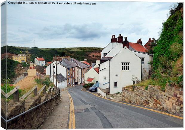  Staithes Canvas Print by Lilian Marshall