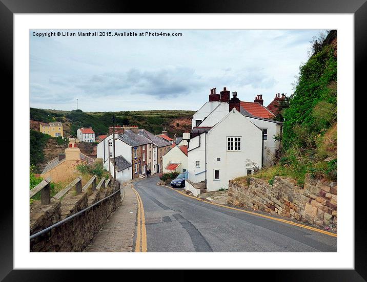 Staithes Framed Mounted Print by Lilian Marshall