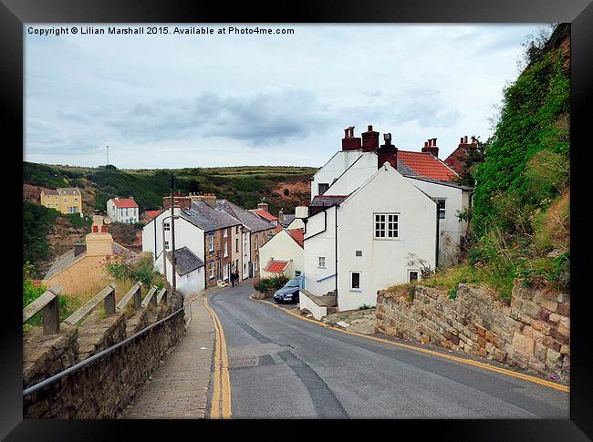 Staithes Framed Print by Lilian Marshall