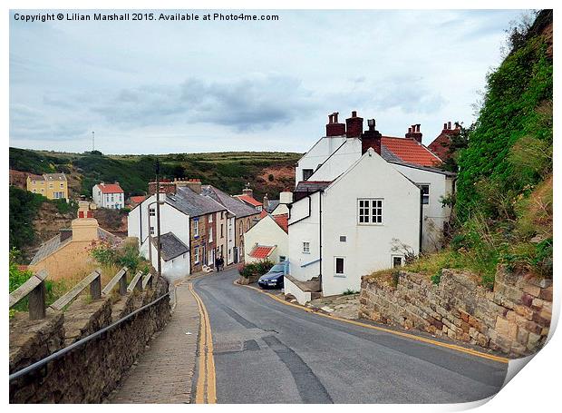  Staithes Print by Lilian Marshall