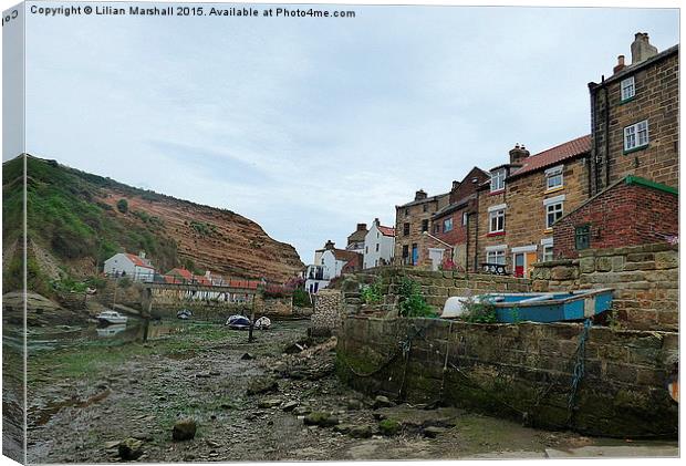 Staithes. Canvas Print by Lilian Marshall
