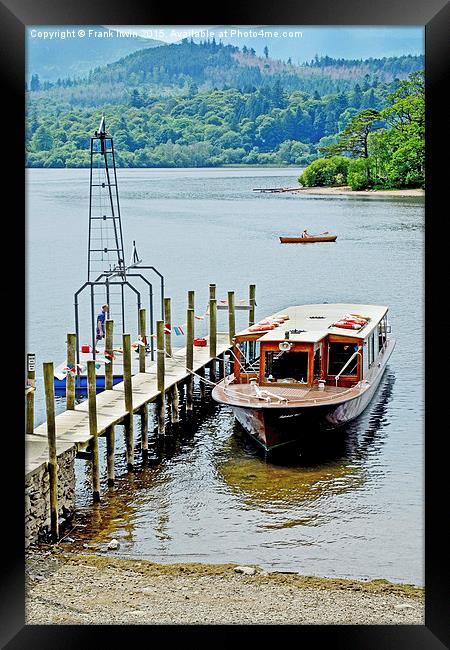 One of many piers on Derwent WAter Framed Print by Frank Irwin