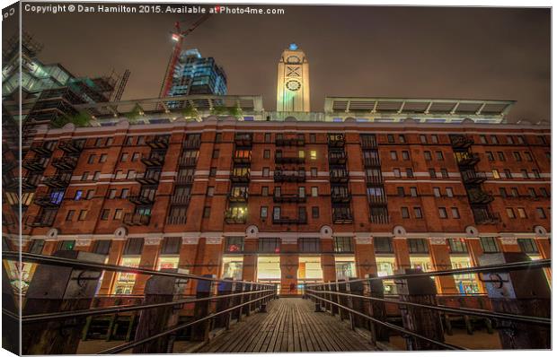  OXO Building in HDR Canvas Print by Dan Hamilton