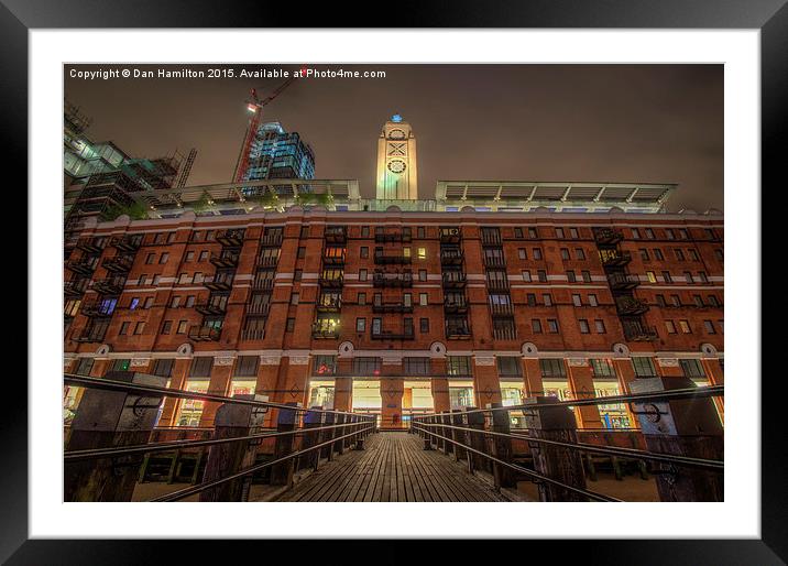  OXO Building in HDR Framed Mounted Print by Dan Hamilton