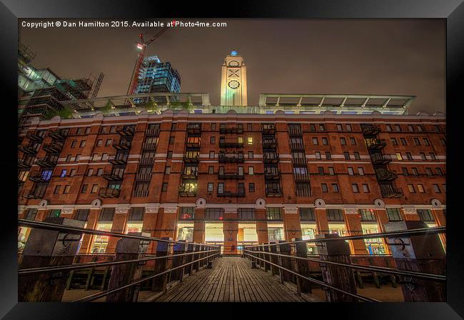  OXO Building in HDR Framed Print by Dan Hamilton