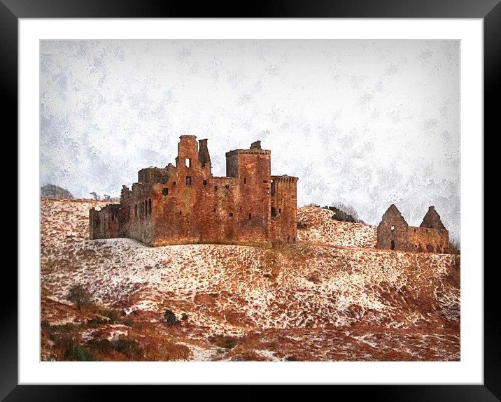  crichton castle-scotland Framed Mounted Print by dale rys (LP)