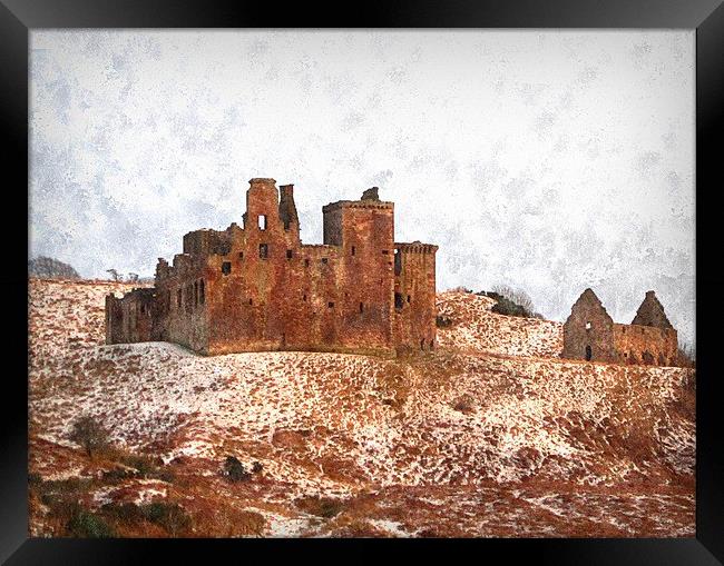  crichton castle-scotland Framed Print by dale rys (LP)